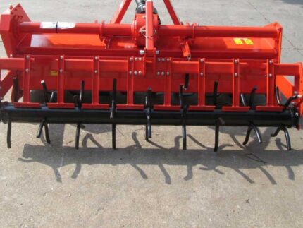 Herse rotative RM250 – largeur de travail 250 cm – 22 lames Série lourde – Rouleau à piques